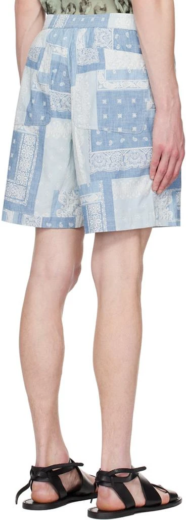 Officine Générale Blue Pierce Shorts 3