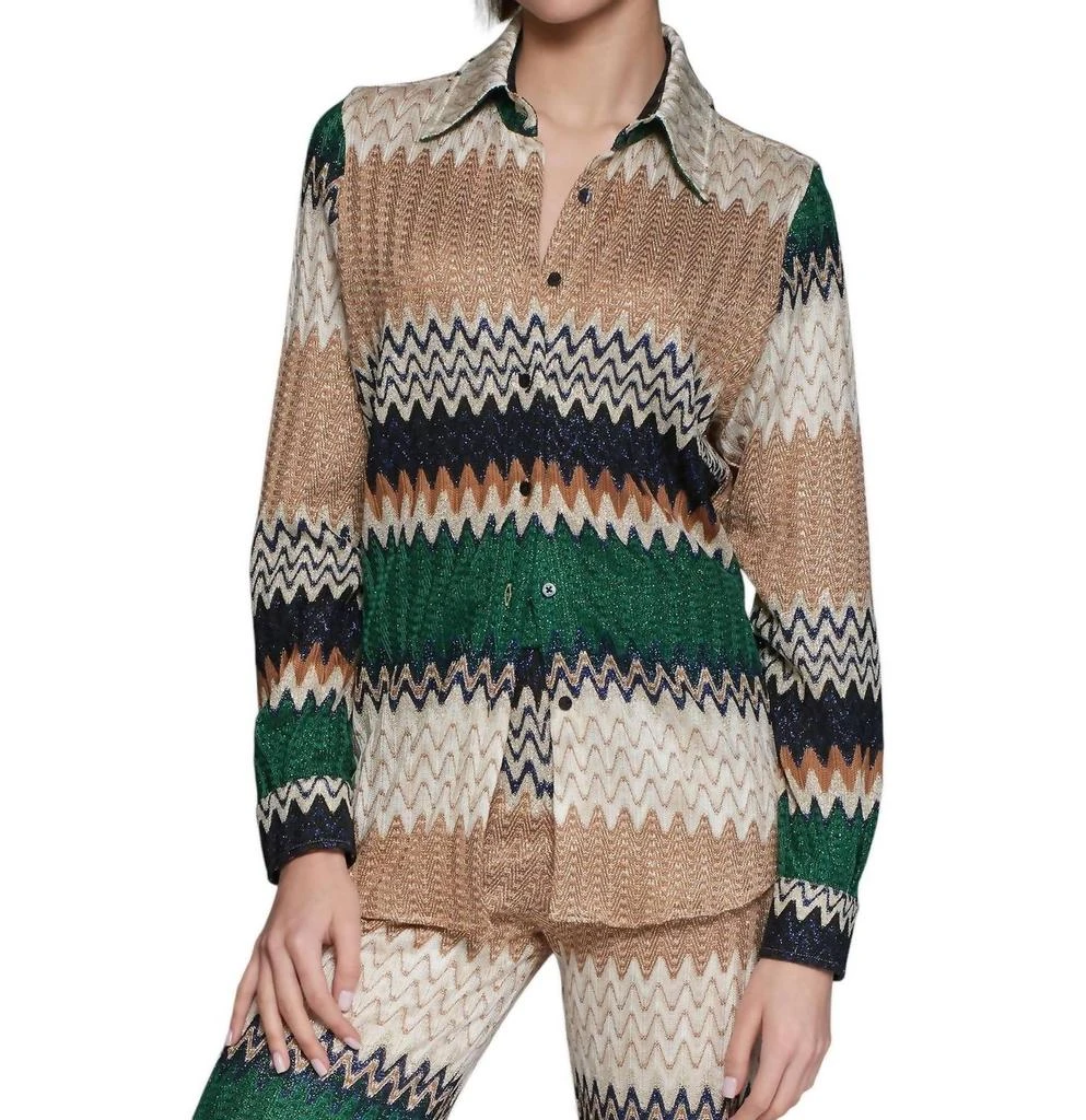 VILAGALLO Vilagallo - SPIKES PRINT TOP 1