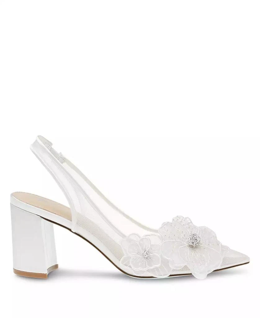 Betsey Johnson Women's Petra Flower Applique Slingback Pumps 2