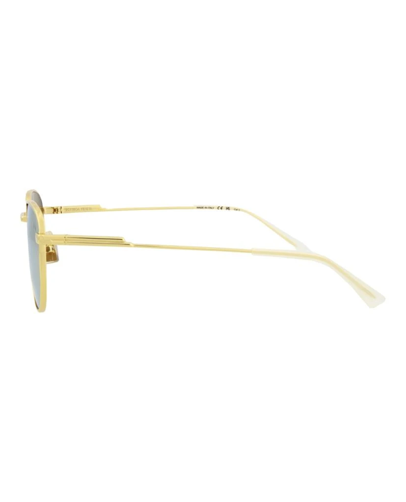 Bottega Veneta Round-Frame Metal Sunglasses 3