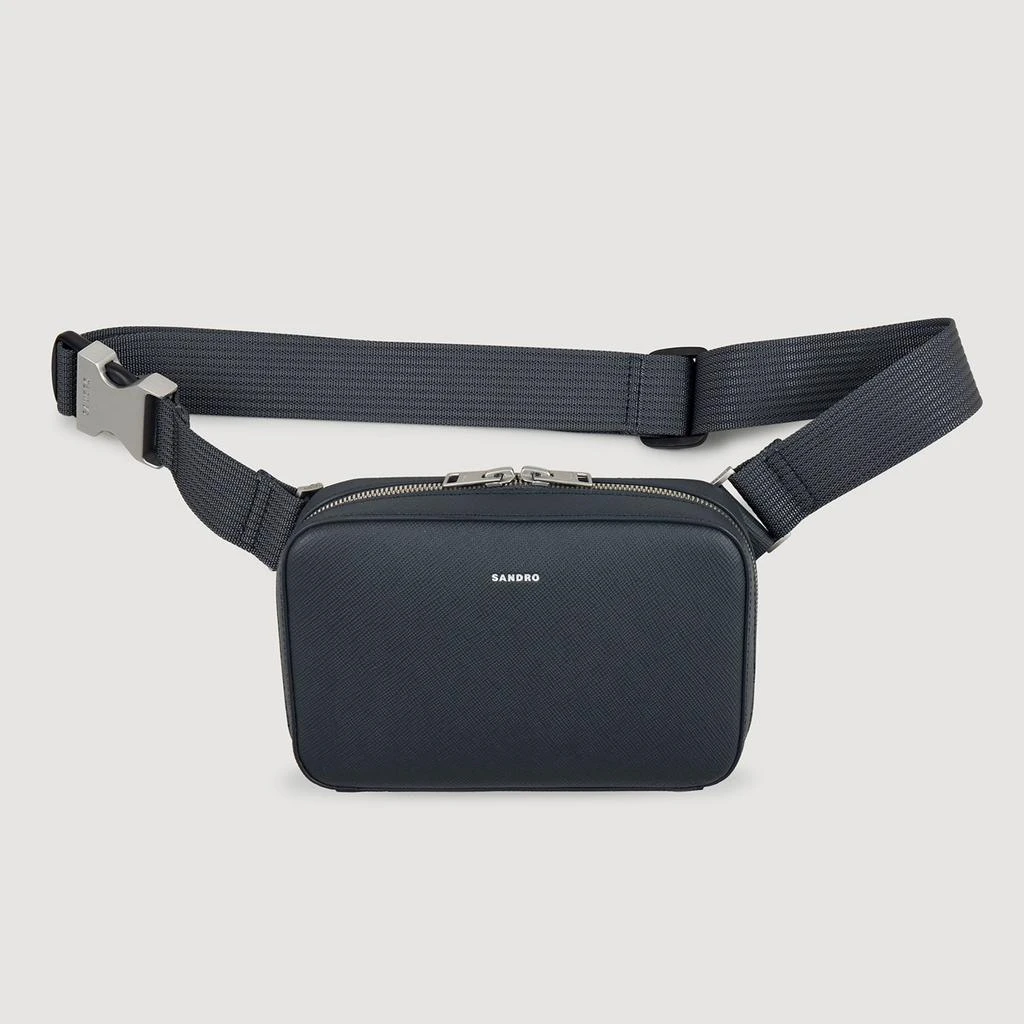 Sandro Small reconstitued leather bag 1