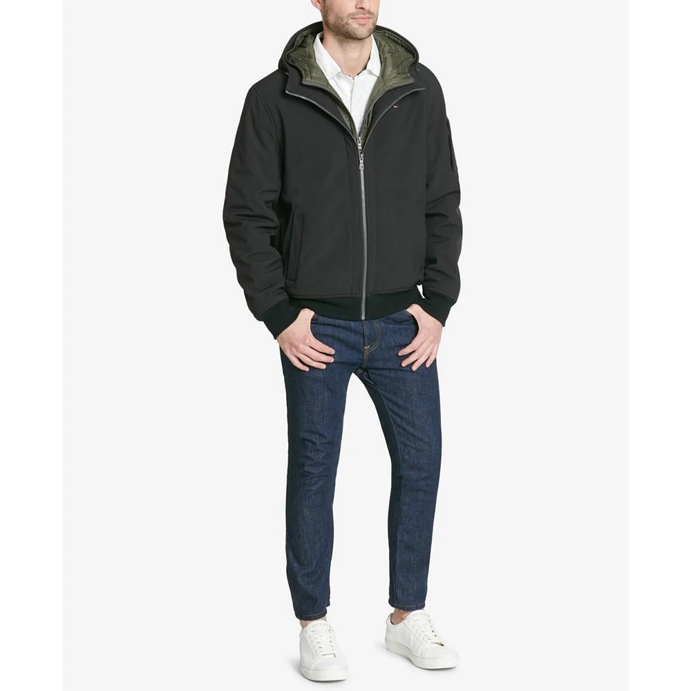 Tommy Hilfiger Soft-Shell Hooded Bomber Jacket with Bib 3