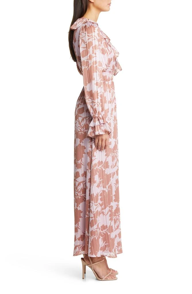 Lulus Exquisite Attention Floral Long Sleeve Maxi Dress 3