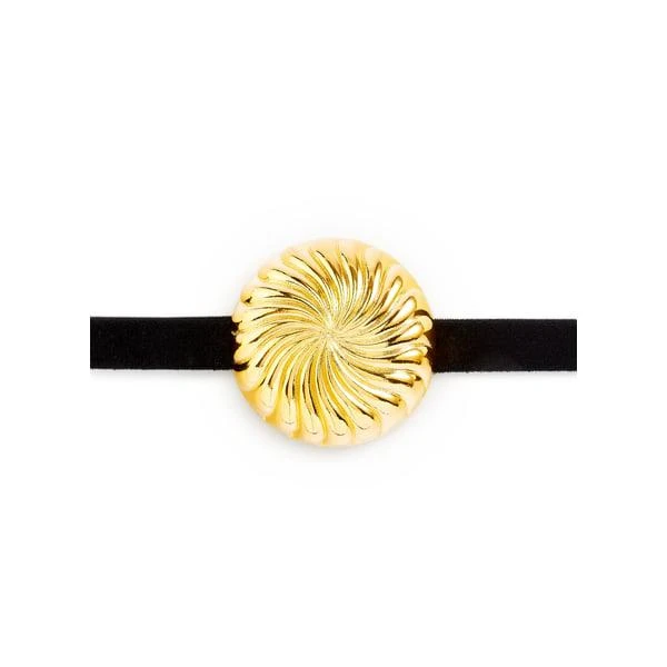 Destree Gold-plated brass choker necklaces