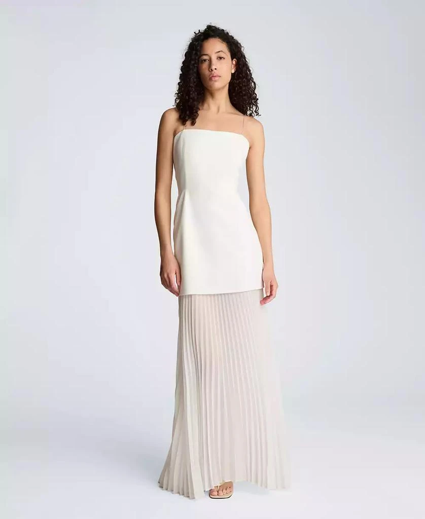 pleated dresses for sale Rayne Satin Pleated Dress