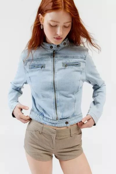 Lioness Lioness Bella Denim Moto Jacket 1