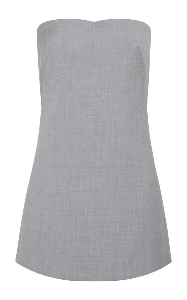 St. Agni St. Agni - Strapless Wool-Blend Top - Grey - L - Moda Operandi 1