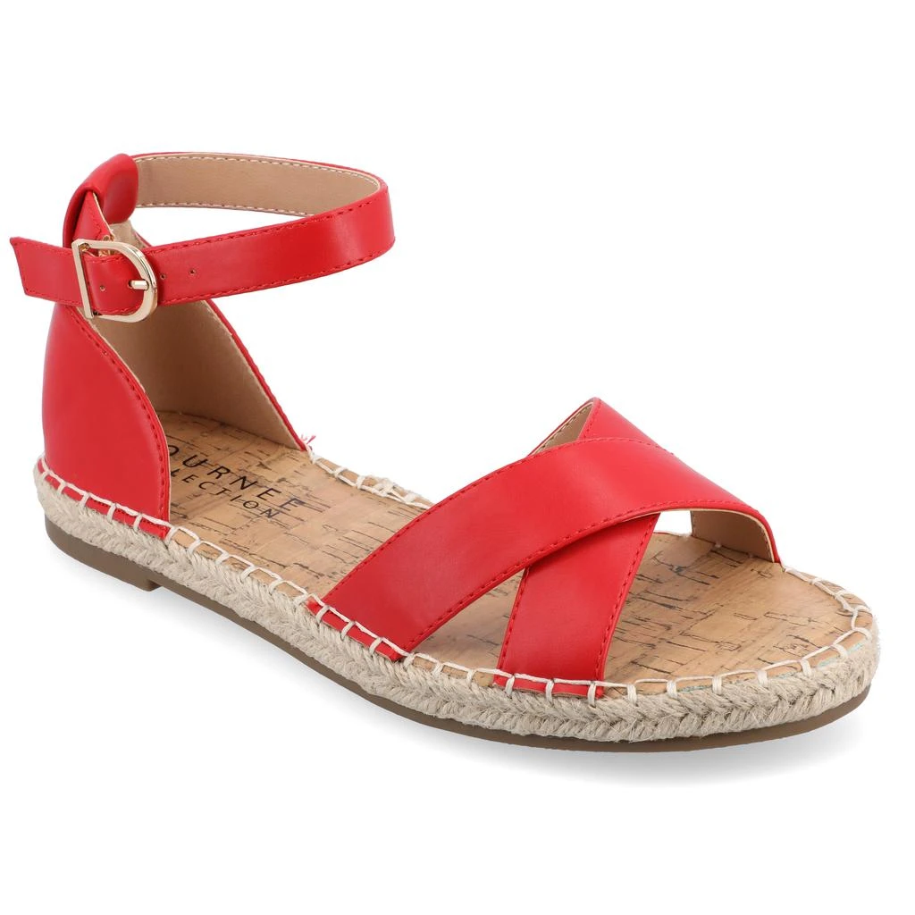Journee Collection Collection Women's Wide Width Lyddia Sandal 8