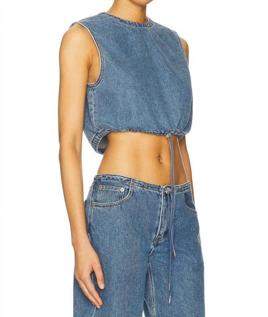 Still Here Still Here - Cool Denim Crop Top 3