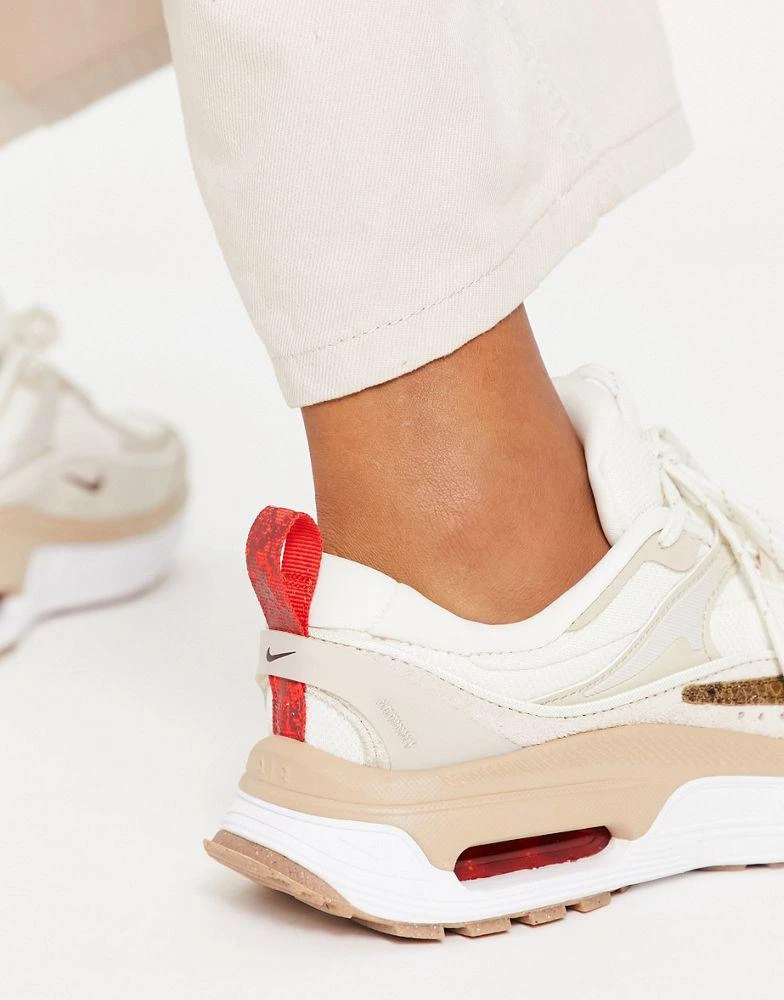 NIKE Nike Air Max Bliss trainers in ivory and stone 3