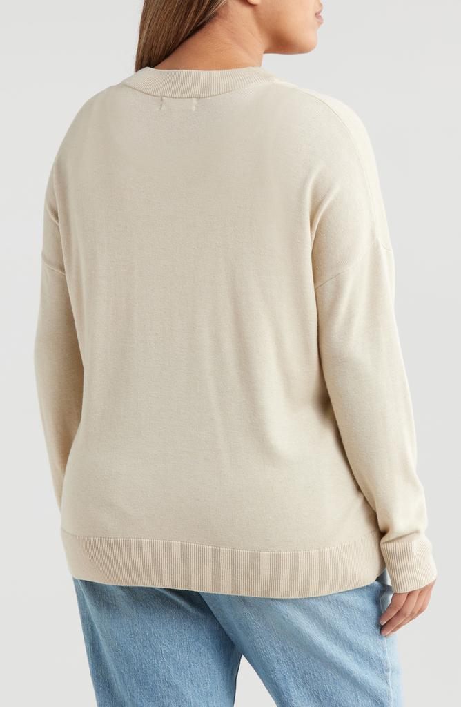 Treasure & Bond Relaxed V-Neck Sweater