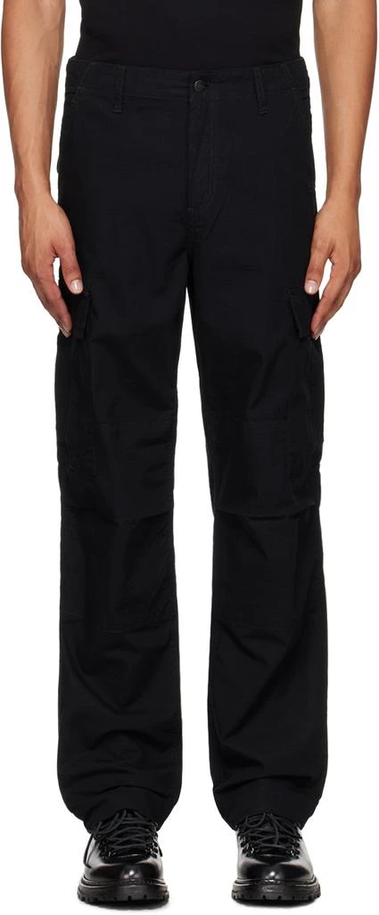 Carhartt WIP Black Regular Cargo Pants 1