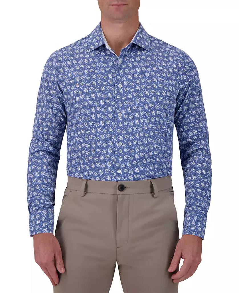 Report Men's Slim-Fit Floral-Print Shirt