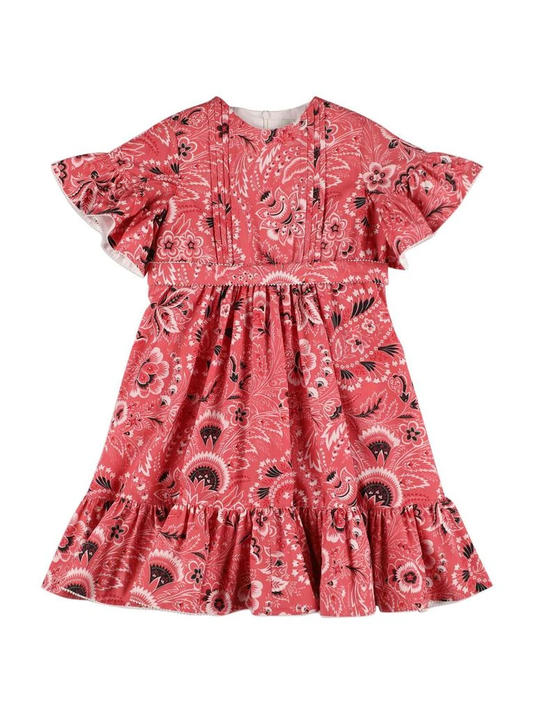 ETRO Printed Woven Cotton Poplin Dress 1