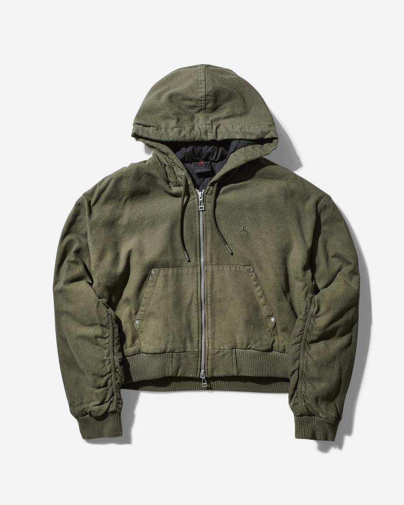 Jordan Women's Travis Scott Hooded Canvas Jacket Khaki