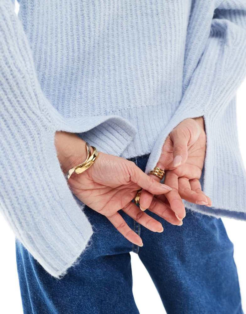 JJXX JJXX oversized jumper in light blue 2