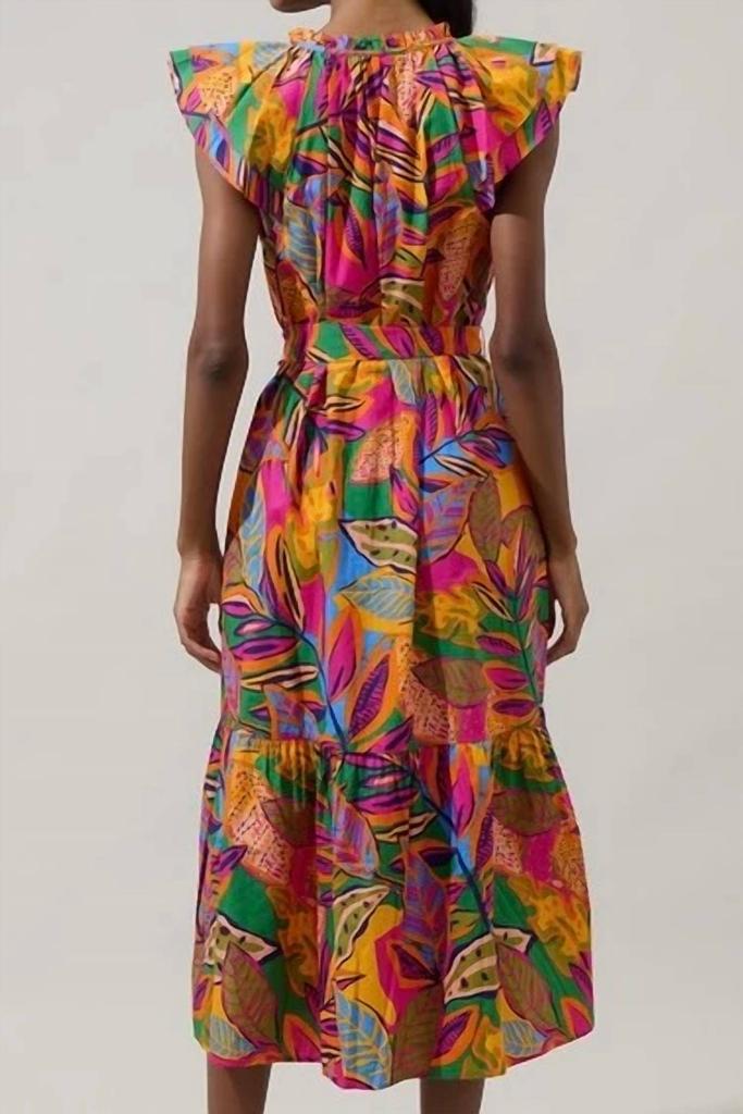 Sugarlips Sugarlips - Mayfield Bay Color Block Maxi Dress