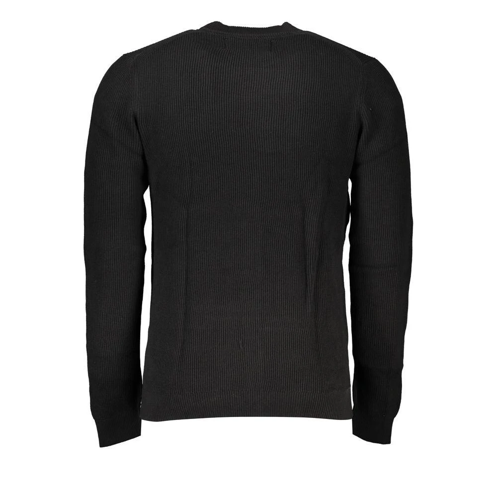 Calvin Klein Calvin Klein Sleek Black Crew Neck Sweater with Logo 2