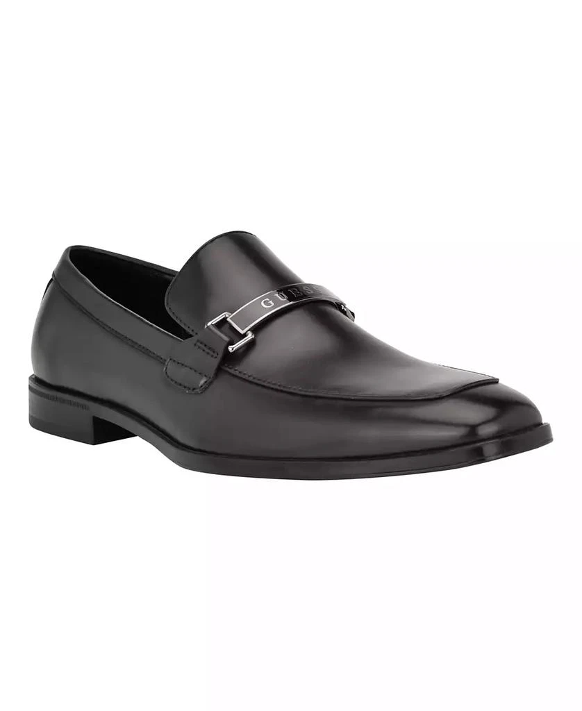 GUESS Men's Hisoko Square Toe Slip On Dress Loafers 1