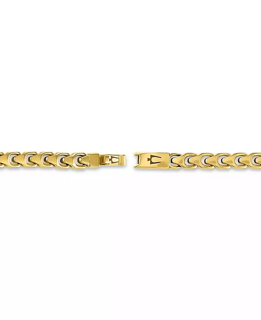Bulova Gold-Tone Stainless Steel Link Bracelet 3