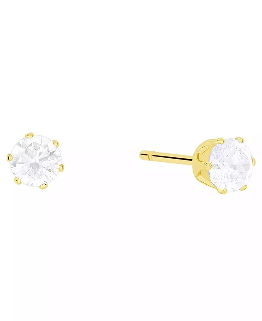 And Now This 2-Pc. Cubic Zirconia 18k Gold-Plated Hoop and Stud Earrings Set, Macy
s Exclusive 4