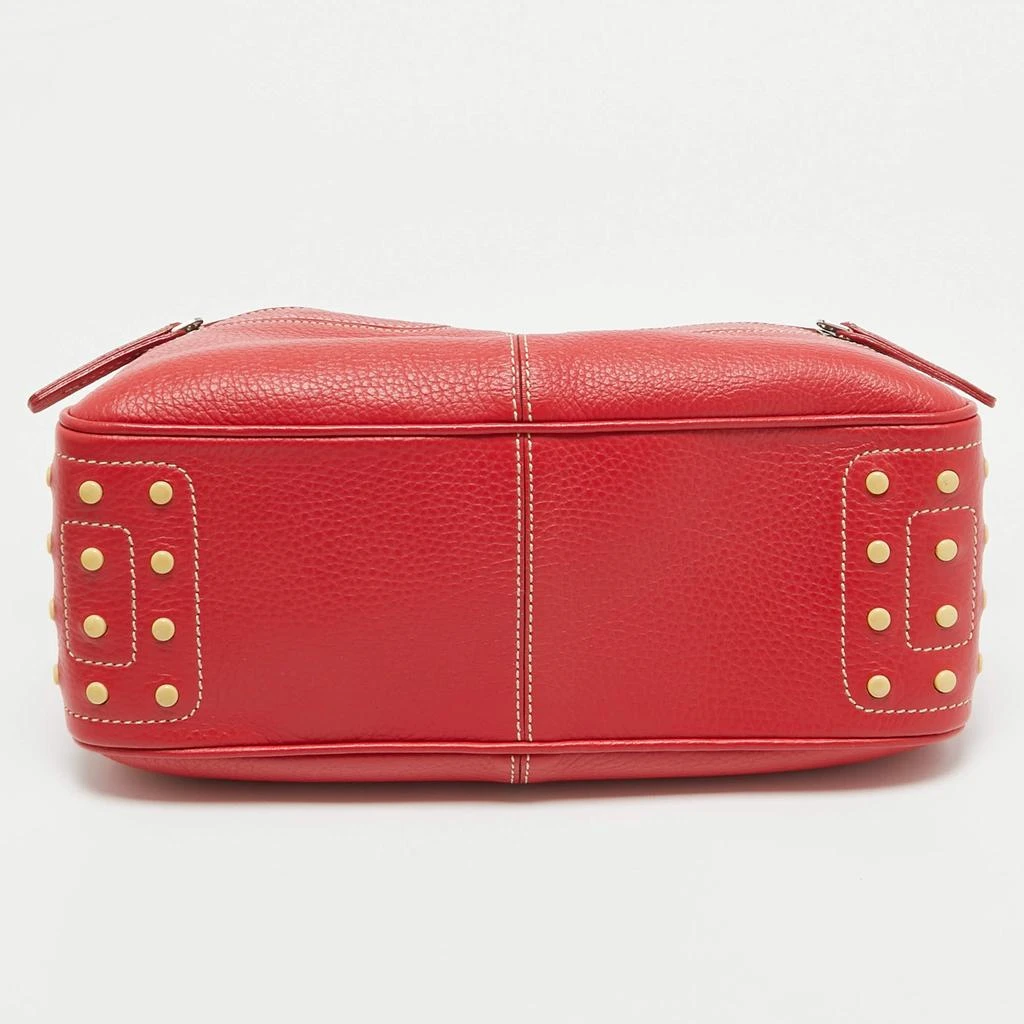 Tod's Tod's Red Leather Milky Hobo 6