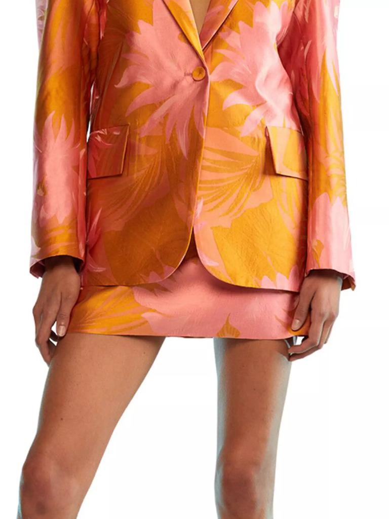 Cynthia Rowley Harper Floral Jacquard Miniskirt