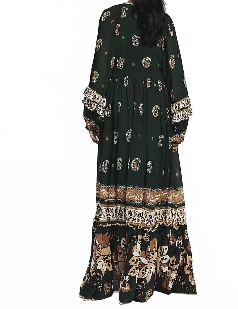 fitted lace wedding dress Green Creation Long Sleeve Midi Dress – FARM Rio