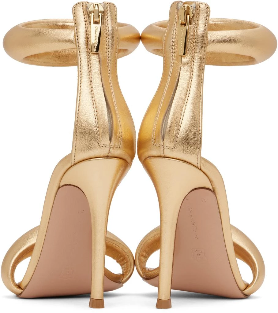 Gianvito Rossi Gold Bijoux Heeled Sandals 2