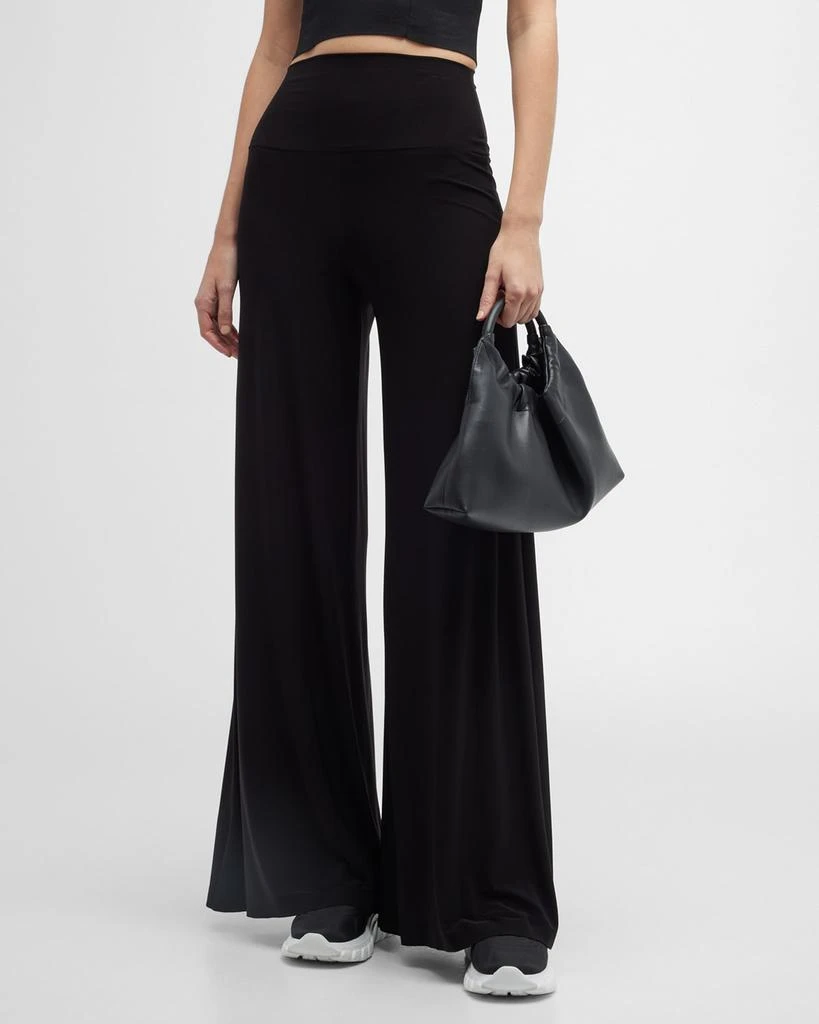 Norma Kamali Elephant Wide-Leg Pants 2