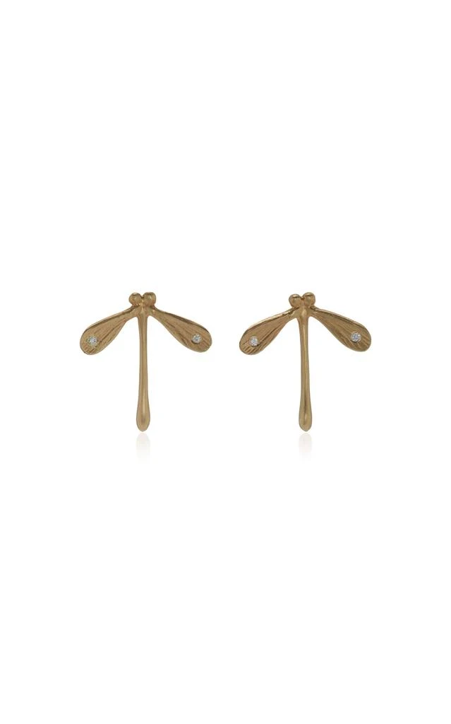 Annette Ferdinandsen Annette Ferdinandsen - 14K Yellow Diamond Earrings - Gold - OS - Moda Operandi - Gifts For Her 1