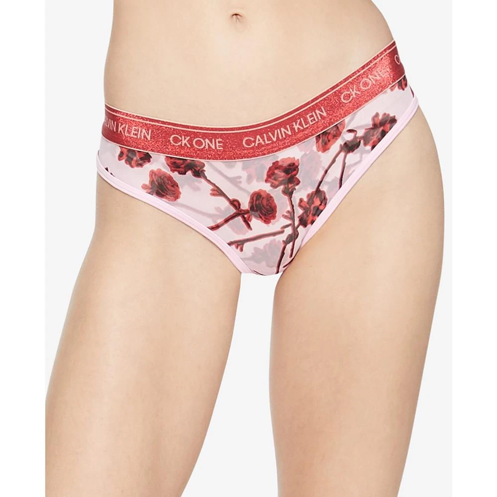 Calvin Klein CK One Women's Glitter Bikini Underwear 1