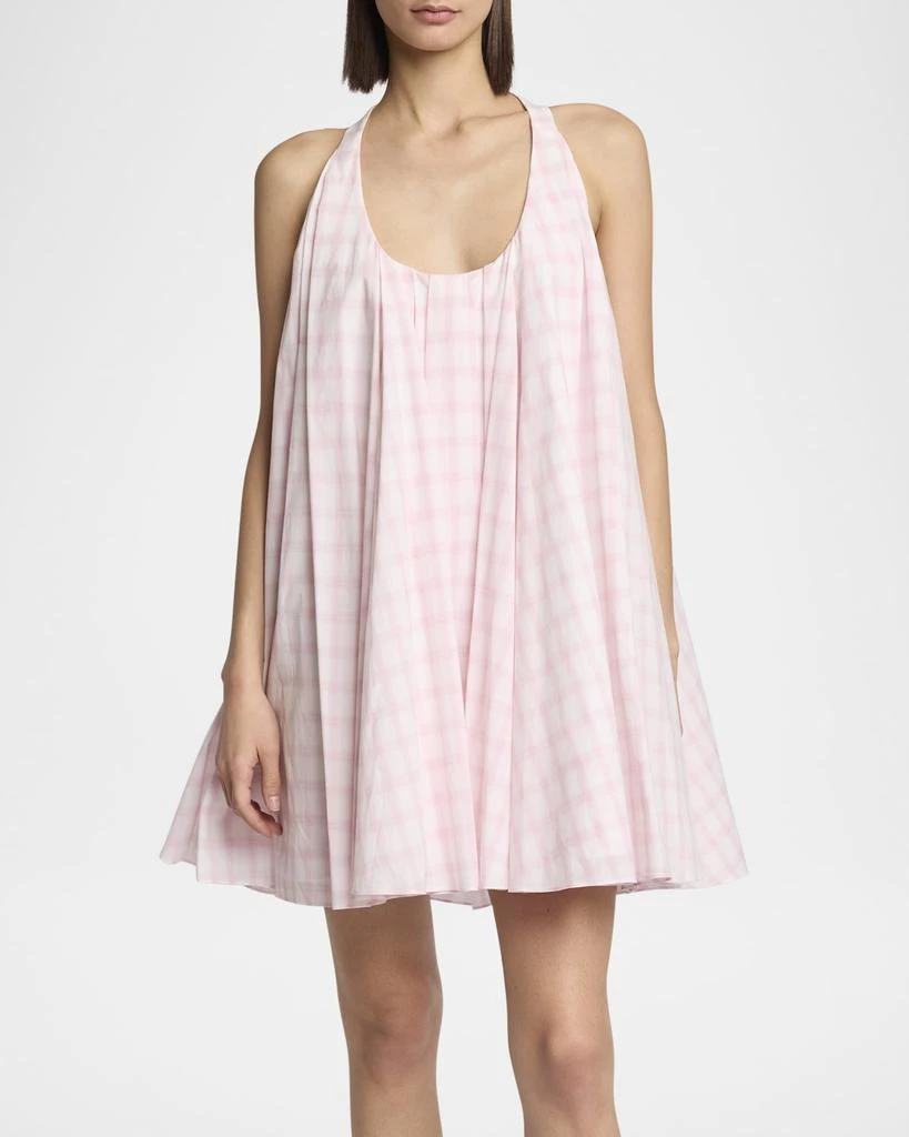 Loewe Plaid Trapeze Mini Dress 2