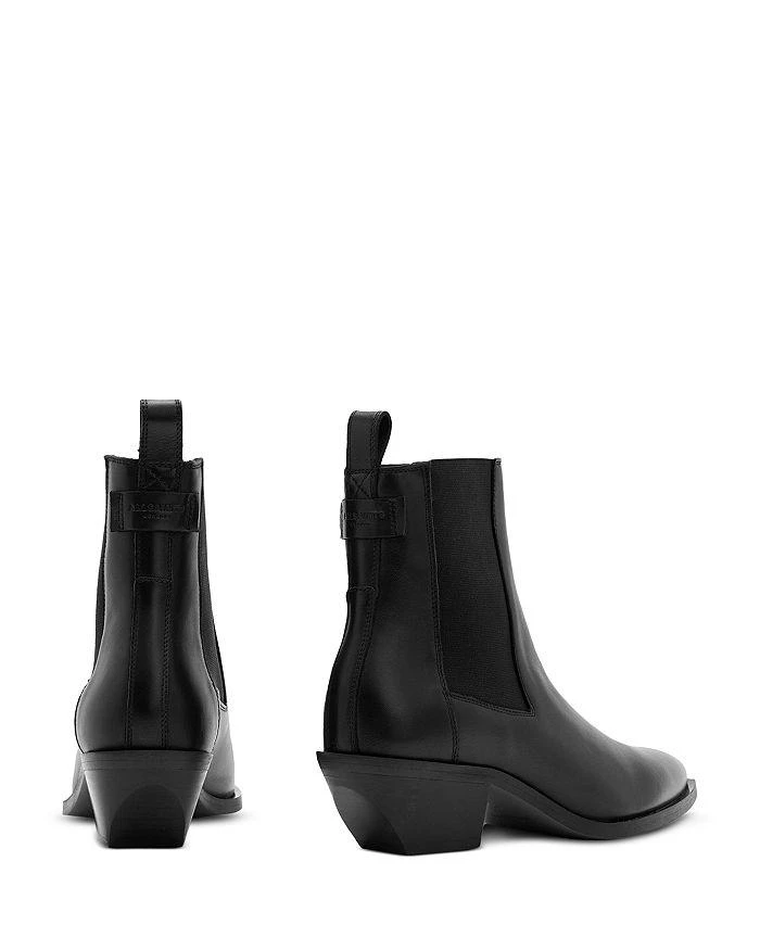ALL SAINTS Women's Fox Pointed Toe Ankle Boots 4