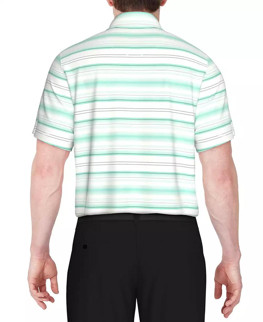 PGA TOUR Men's Stretch-Performance Stripe Polo Shirt