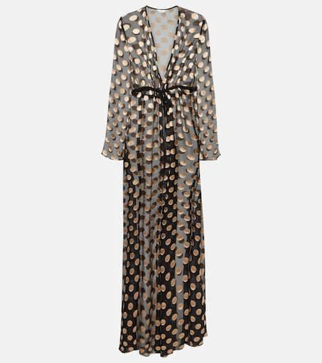 Alexandra Miro Aurelia printed gown 1