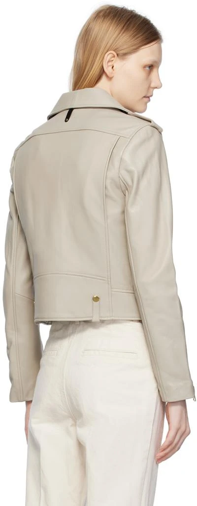 Mackage Beige Baya Leather Jacket 3