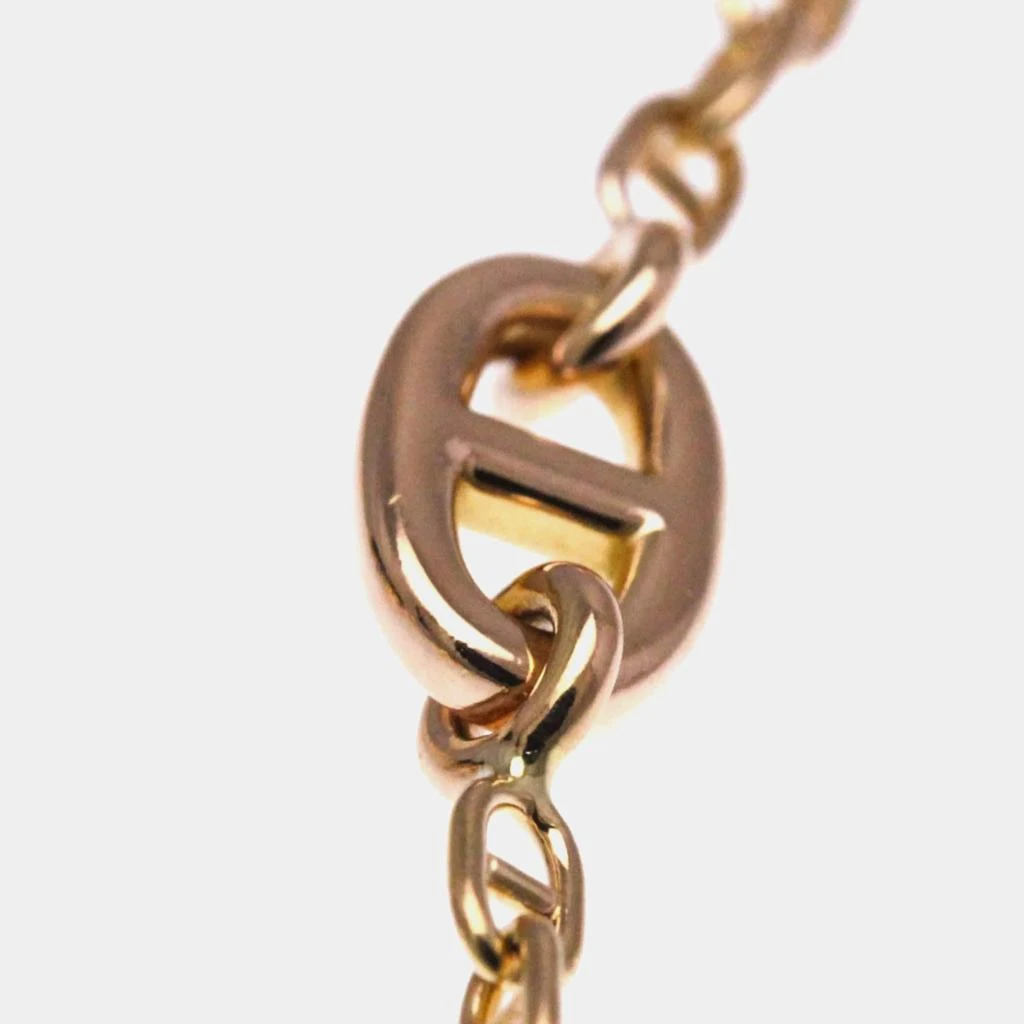 Hermes Hermes Chaine D
ancre Farandole 18K Rose Gold Charm Bracelet 11