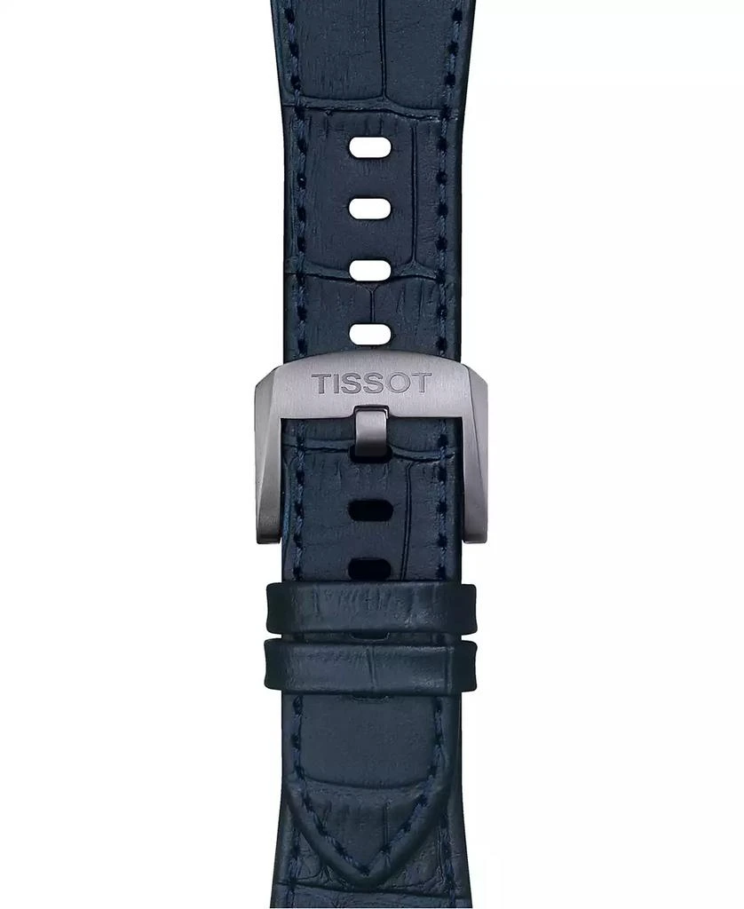 Tissot Official PRX Interchangeable Blue Leather Watch Strap 2