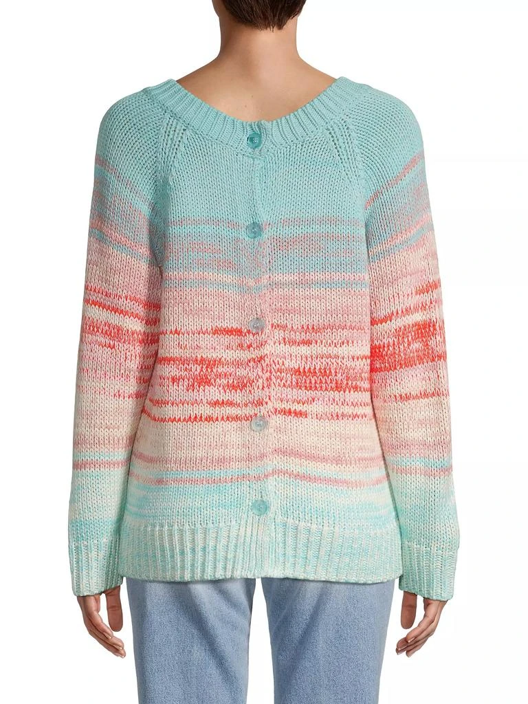 525 America Ombré Back-Button Cardigan 5