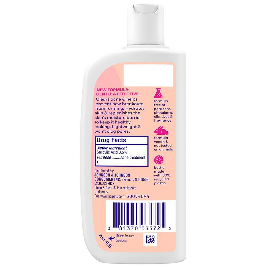 Clean & Clear Essentials Dual Action Acne Facial Moisturizer Fragrance Free