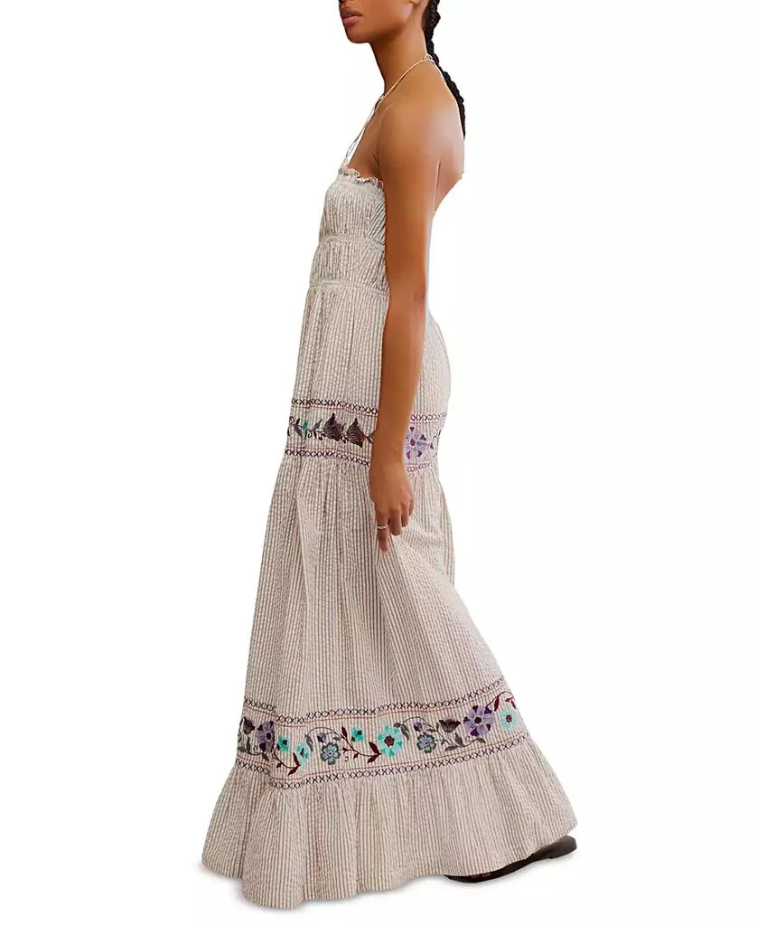 Free People Women's Kalani Striped Cotton Maxi Dress 4