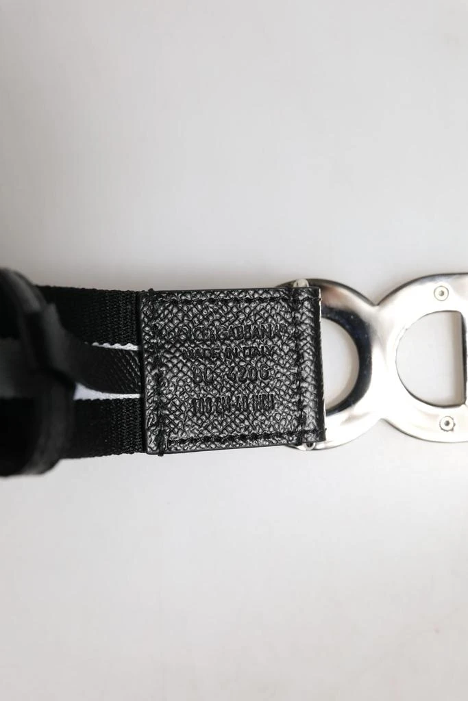 Dolce 
Gabbana Cotton Metal DG Logo gold Buckle Men
s Belt 4