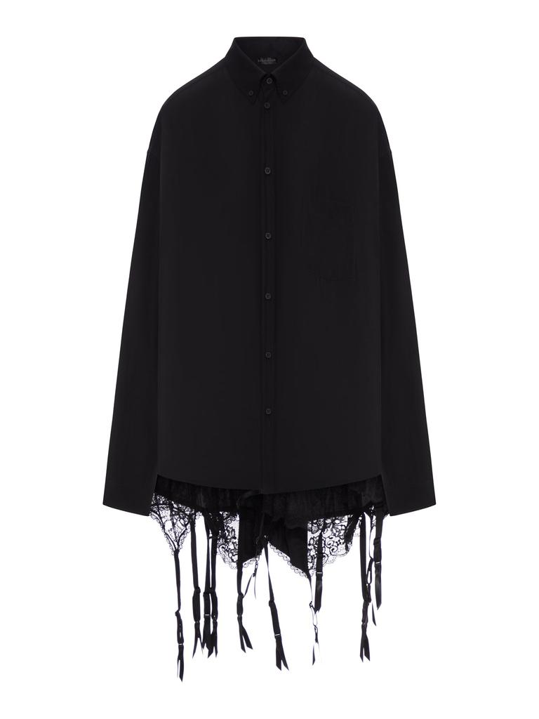 Balenciaga BLACK LINGERIE SHIRT