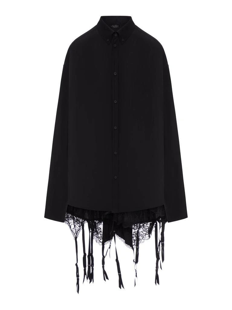 Balenciaga BLACK LINGERIE SHIRT 1