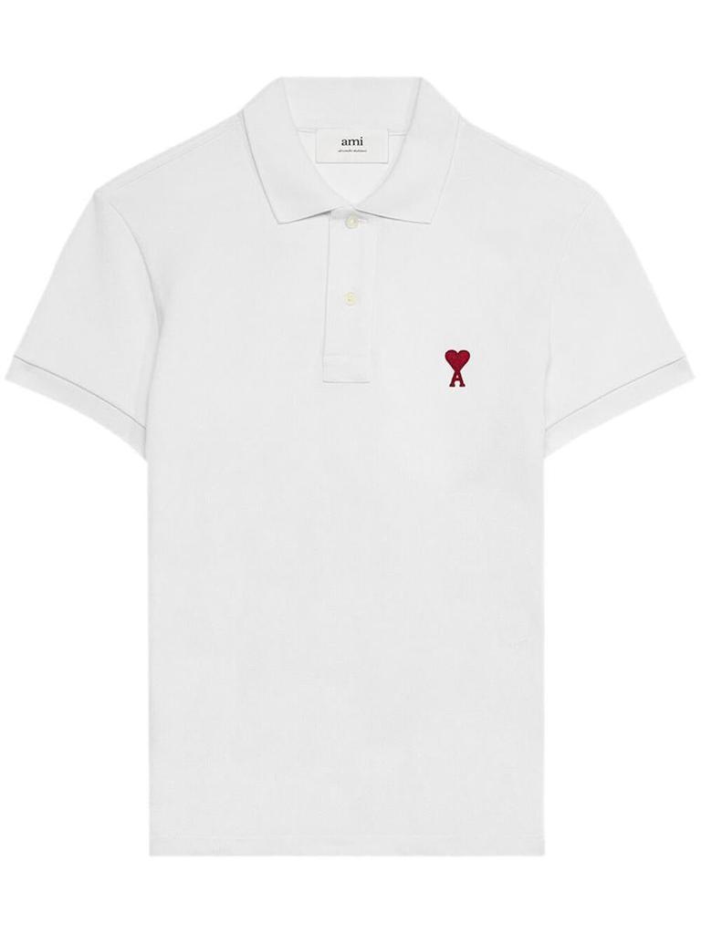 AMI AMI Paris AMI Paris De Coeur Cotton Polo Shirt
