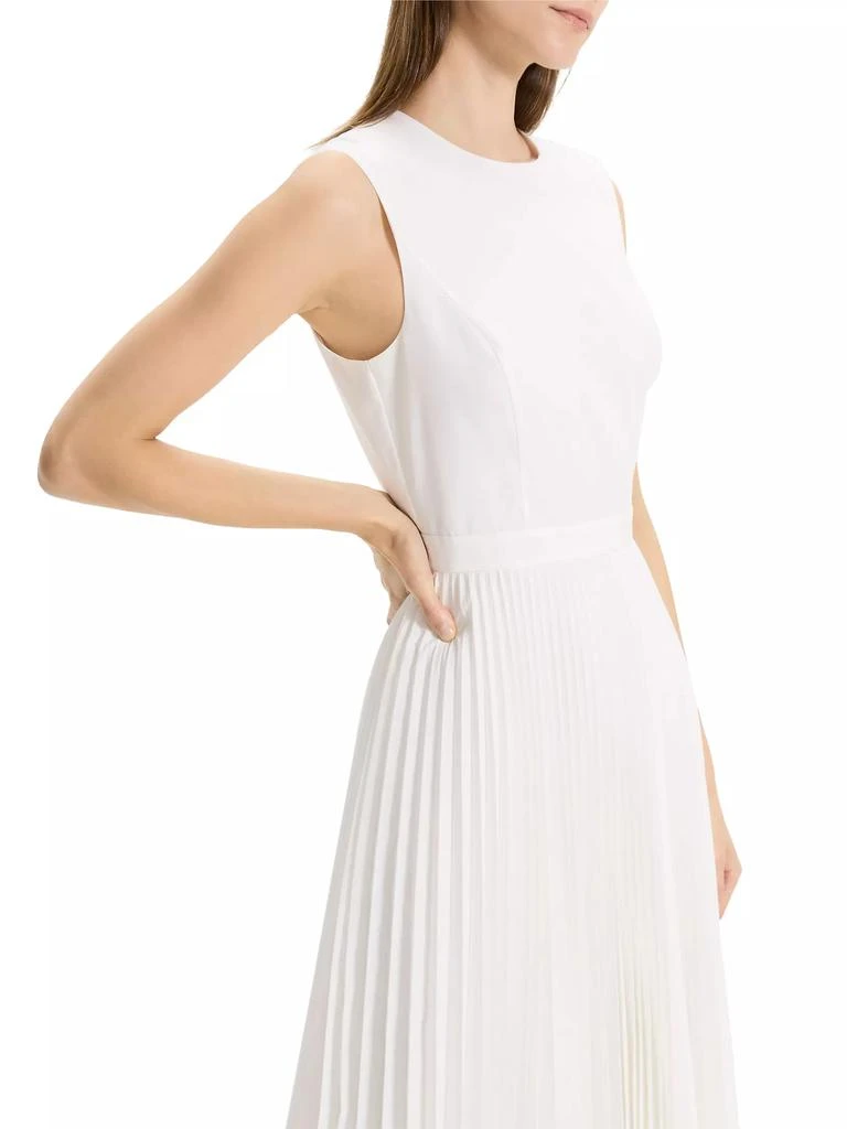 Theory Pleated Sleeveless Midi-Dress 5