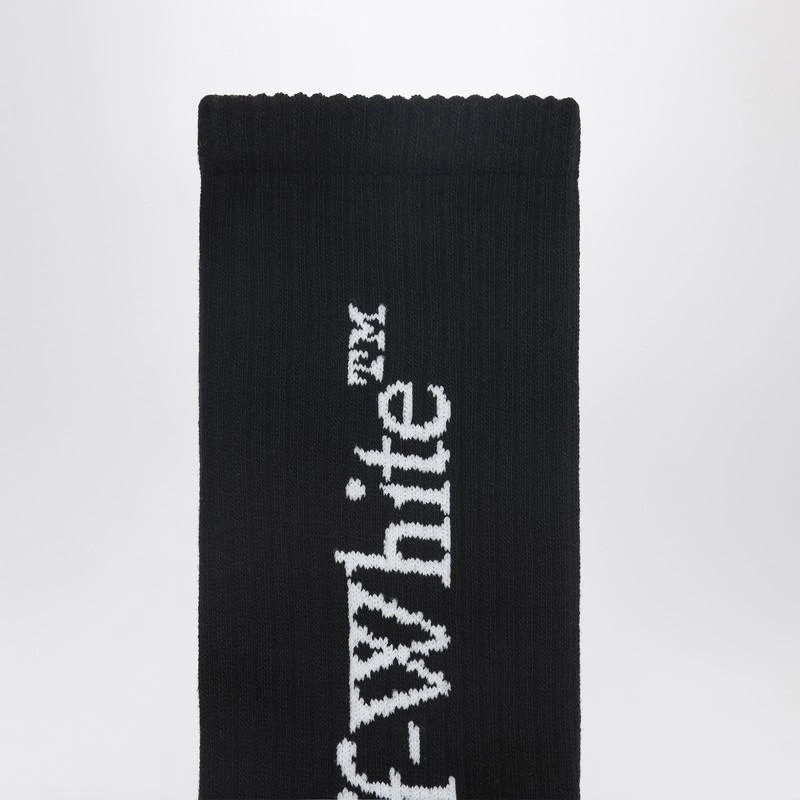Off-White Black socks with logo 2