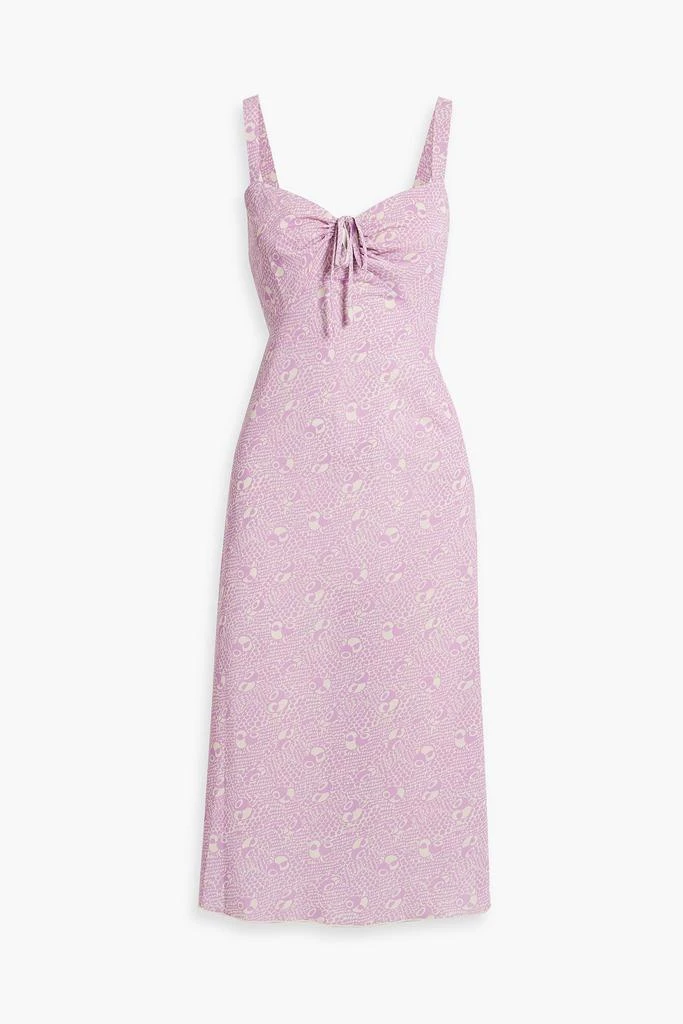 Anna Sui Printed satin-jersey dress 1
