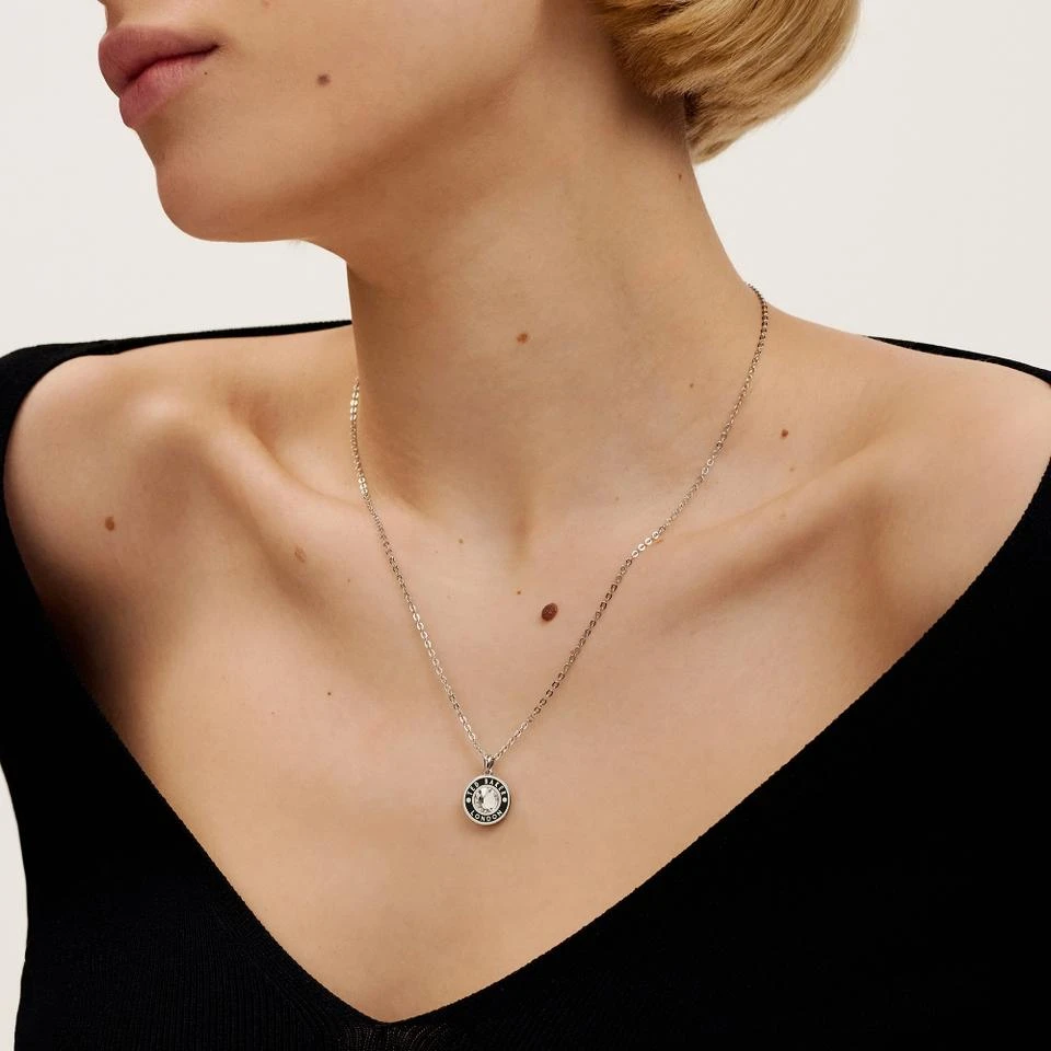 Ted Baker London Ted Baker Cherlie Button Silver-Plated Necklace 2